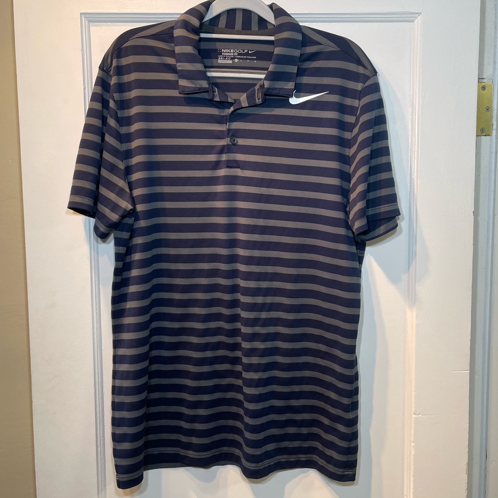 Nike Golf Polo. Like new Medium Green/Blue